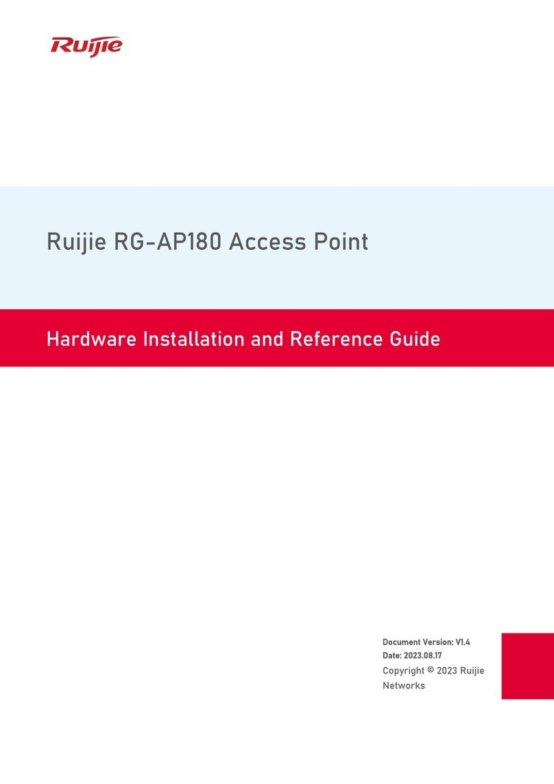Ruijie RG-AP180 Series Installation and operating manual
