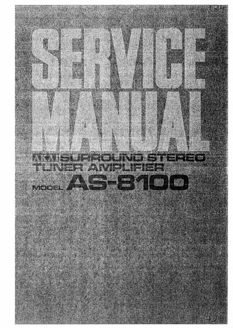 Akai AS-8100 Service manual