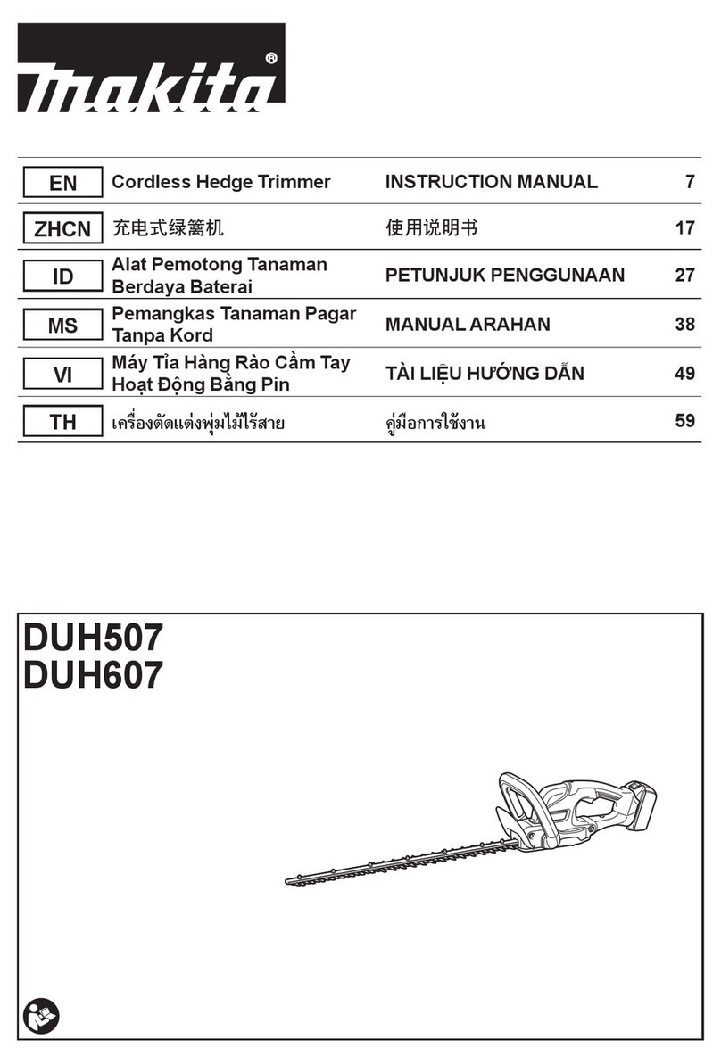 Makita DUH507Z User manual Makita DUH507Z User manual
