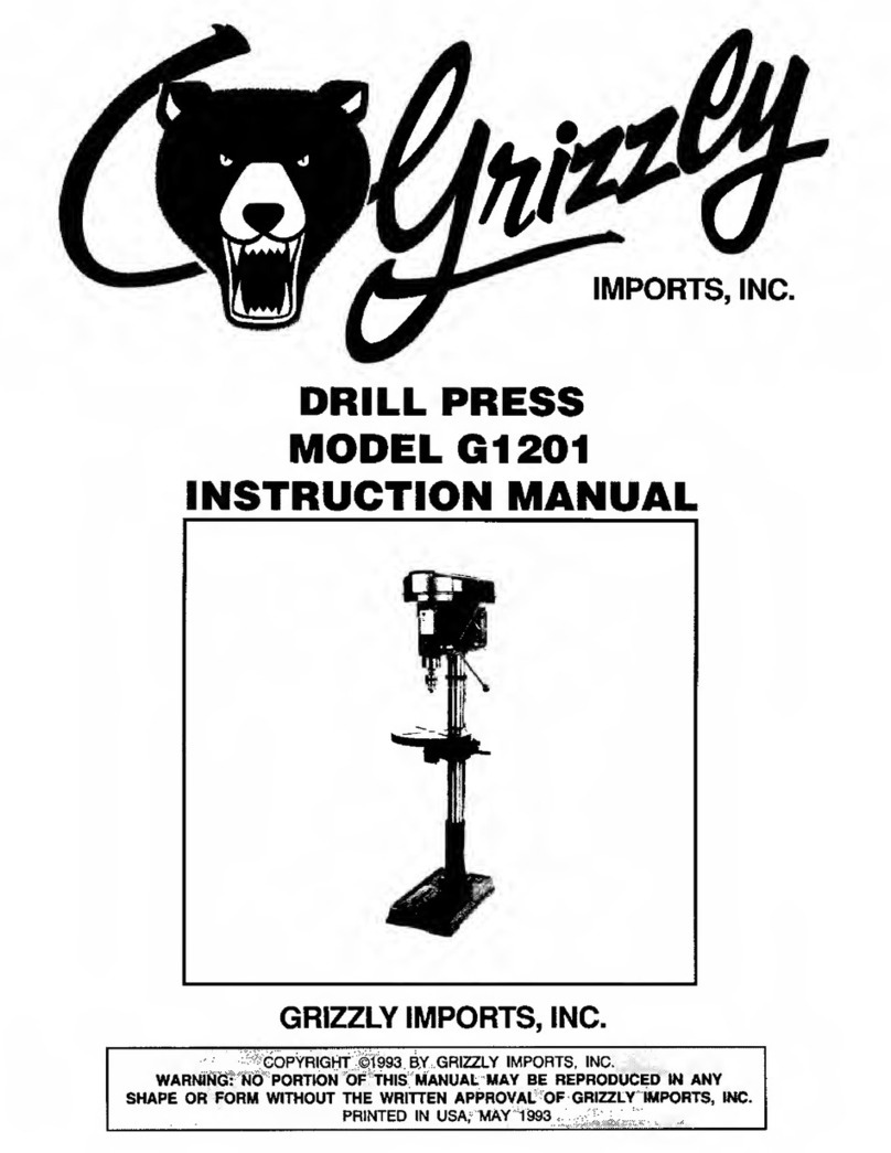 Grizzly G1201 User manual