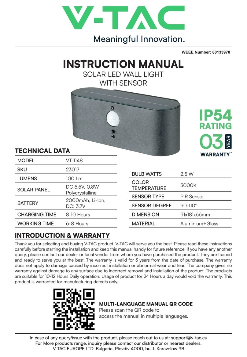 V-TAC VT-1148 instruction manual