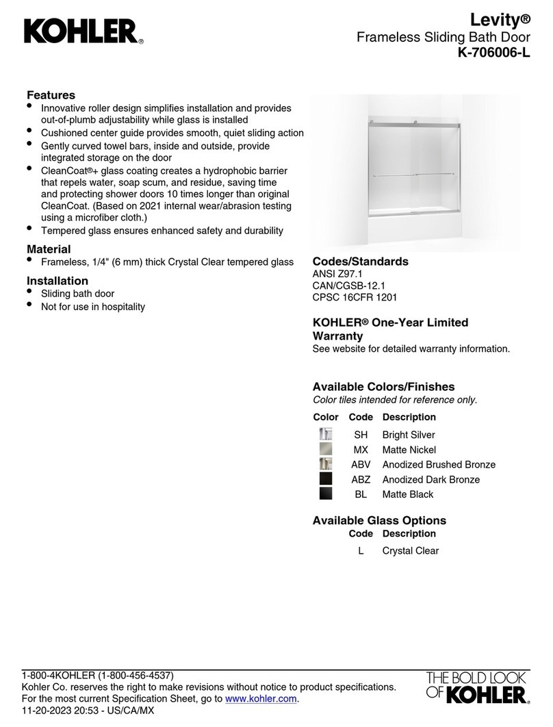 Kohler Levity K-706006-L User manual