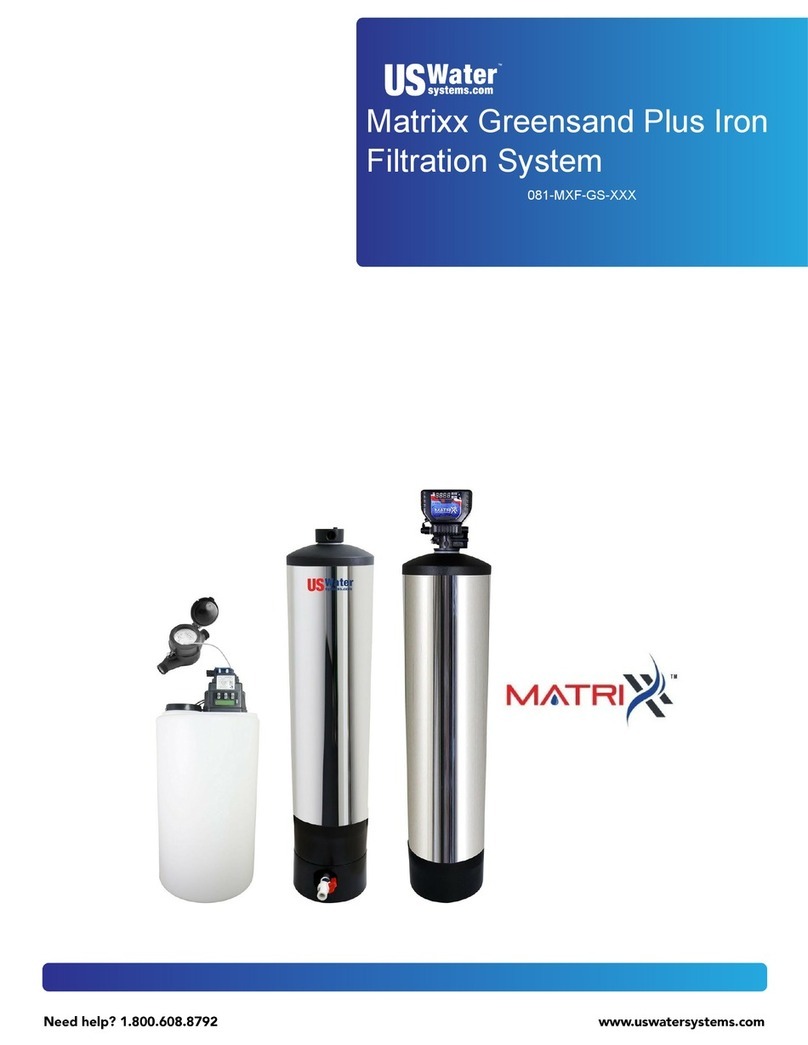 US Water Systems Matrixx Greensand Plus manual