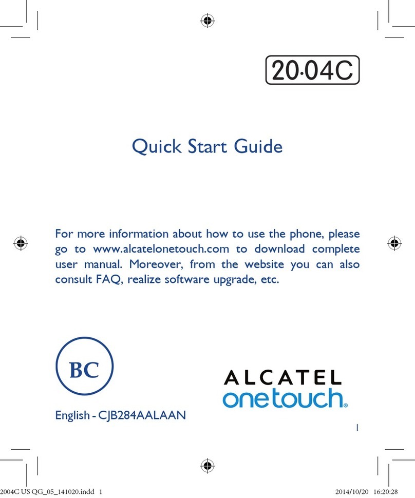Alcatel 20-04C User manual