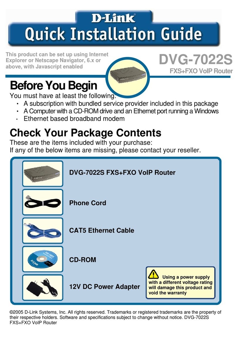 D-Link DVG-7022S User manual