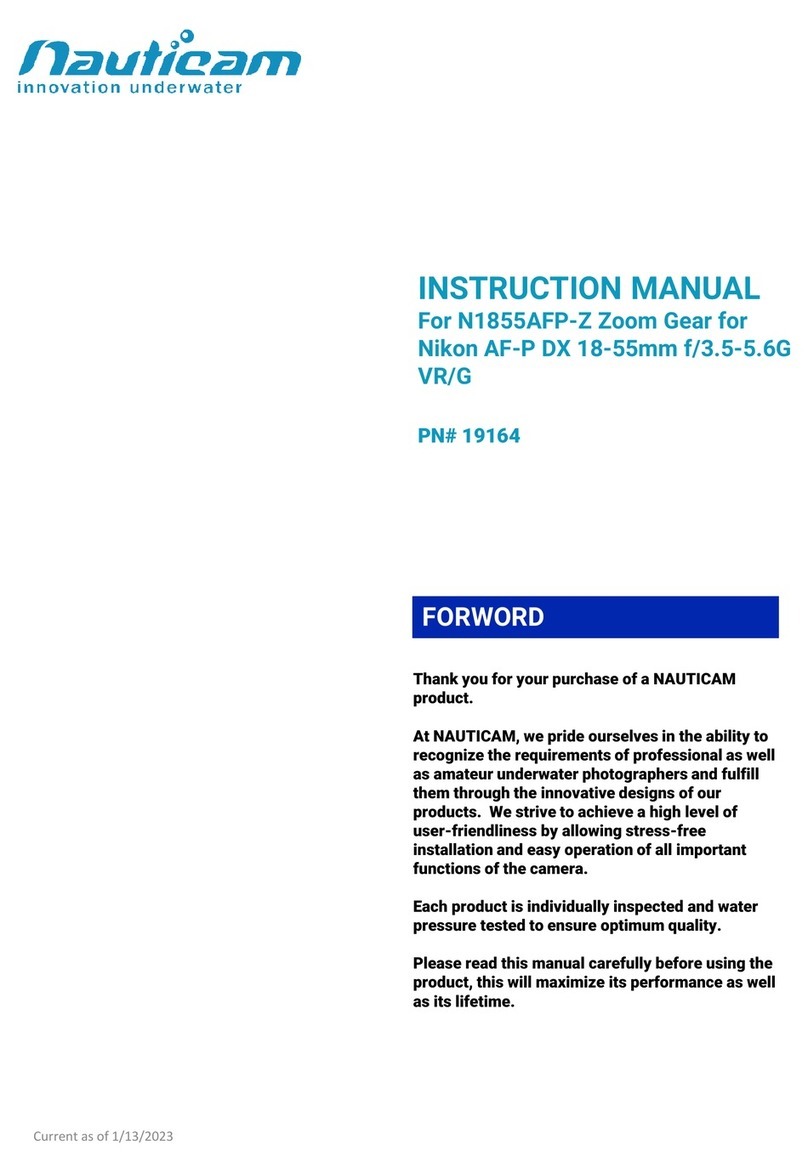 Nauticam N1855AFP-Z User manual