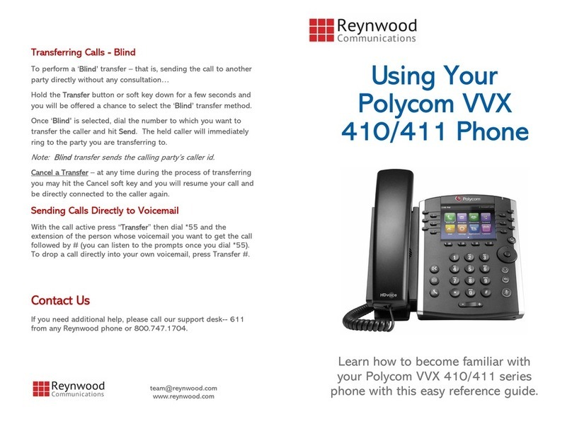 Polycom VVX410 User manual