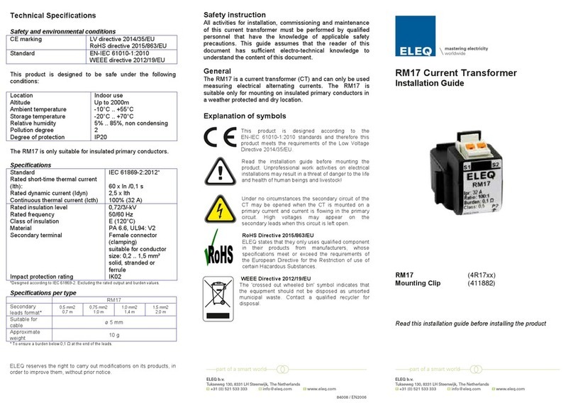 ELEQ RM17 User manual