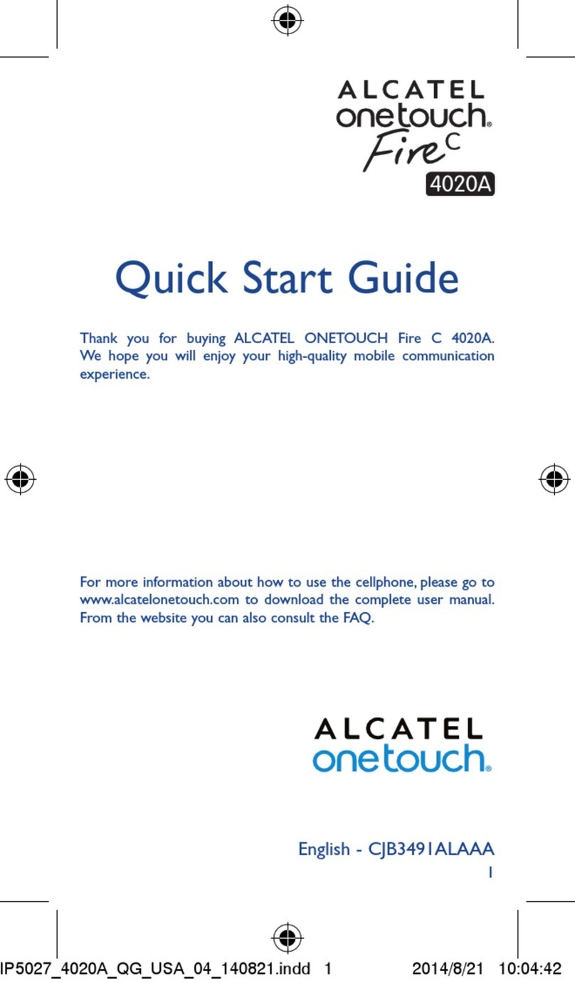 Alcatel onetouch Fire C 4020A User manual
