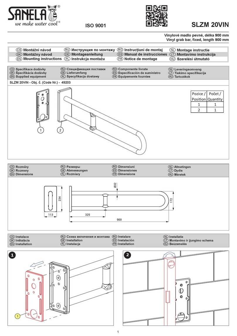 Sanela SLZM 20VIN Mounting instructions