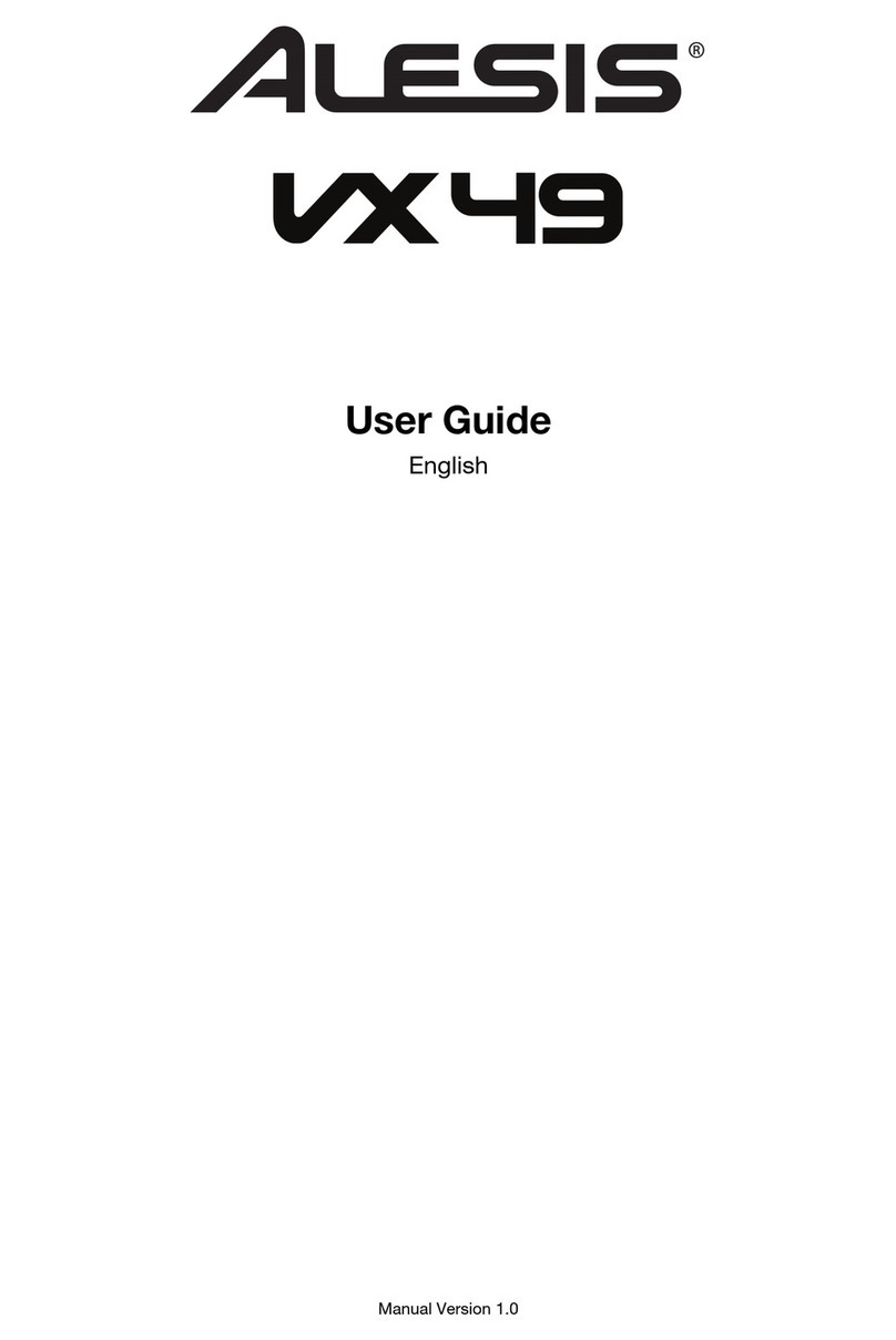 Alesis VX 49 user guide