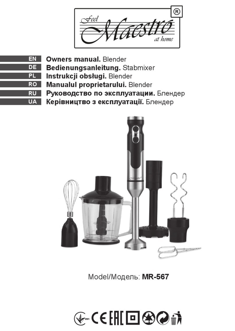 Maestro MR567 owner's manual