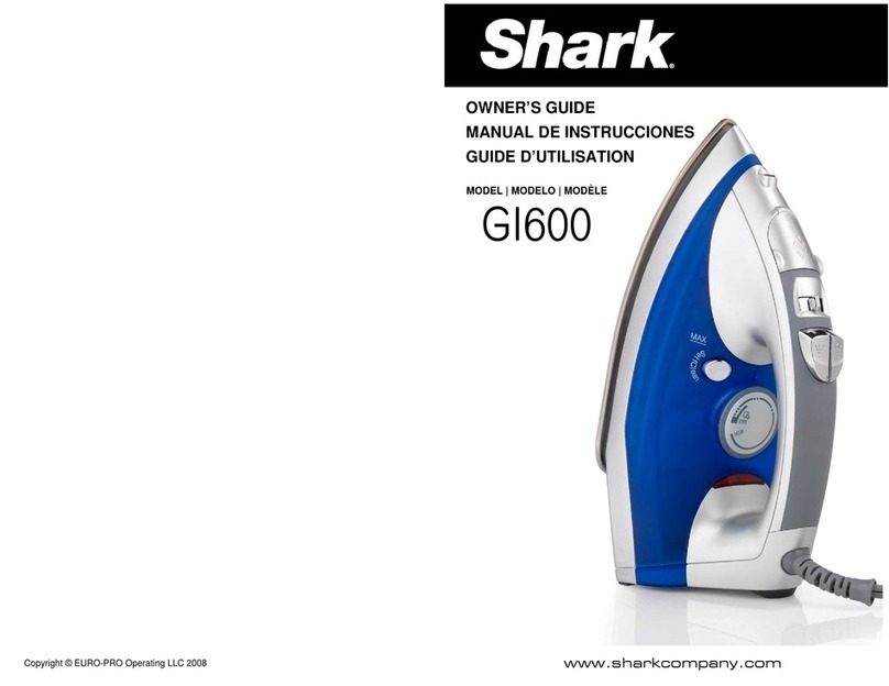 Shark GI600 owner's guide