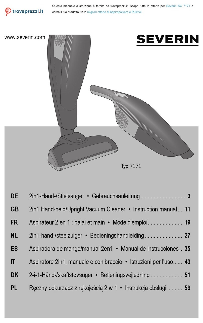 SEVERIN SC 7171 instruction manual