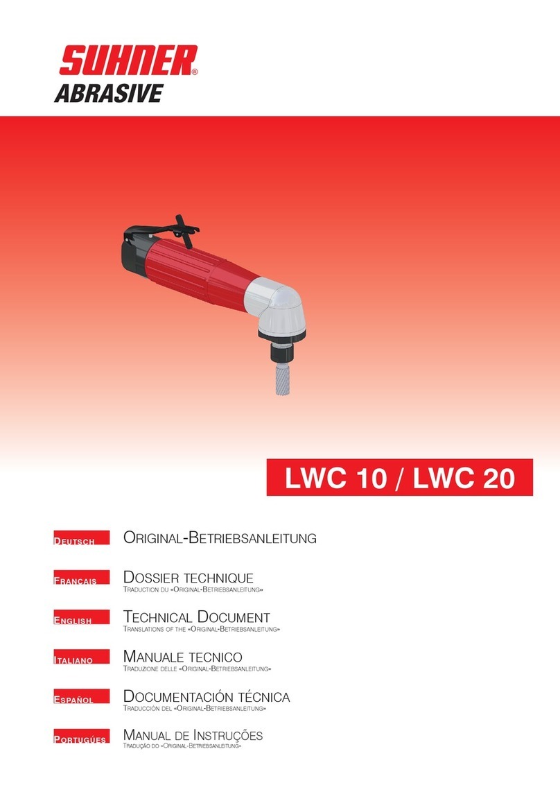 SUHNER ABRASIVE LWC 10 Technical manual