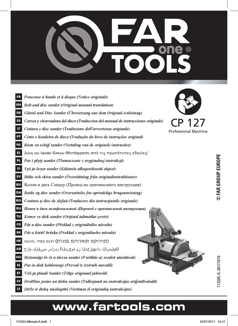 Far Tools CP 127 Use and care manual