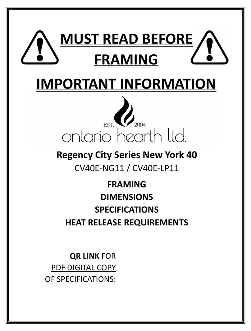Regency City Series New York 40 User manual
