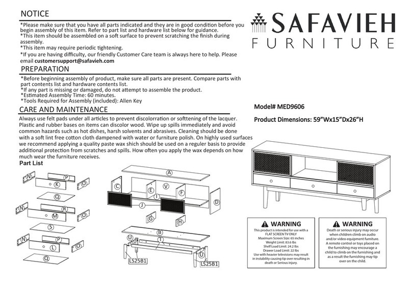 Safavieh Furniture Ceu MED9606 manual