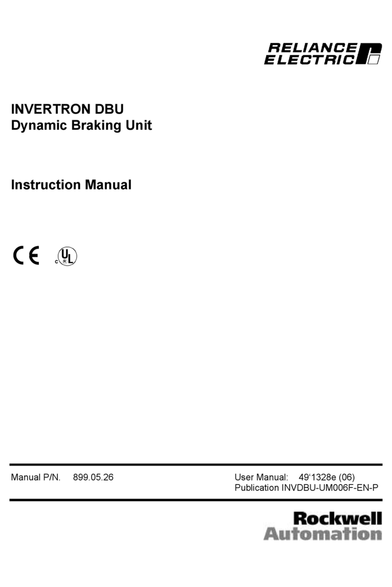 Rockwell Automation RELIANCE ELECTRIC INVERTRON DBU-50 instruction manual Rockwell Automation RELIANCE ELECTRIC INVERTRON DBU-50 instruction manual