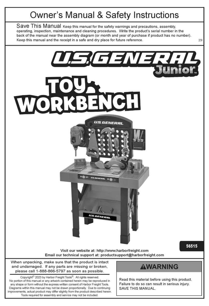 Harbor Freight Tools U.S. GENERAL Junior 56515 Assembly instructions