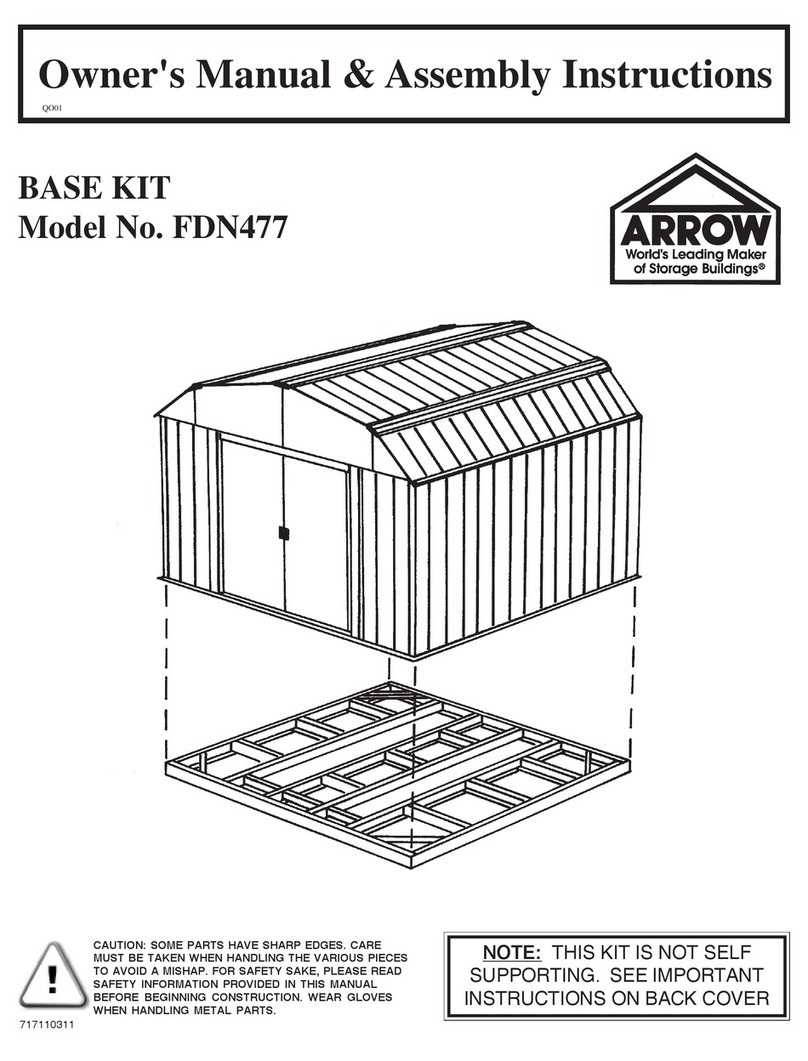 Arrow FDN477 Owner's manual & assembly instructions