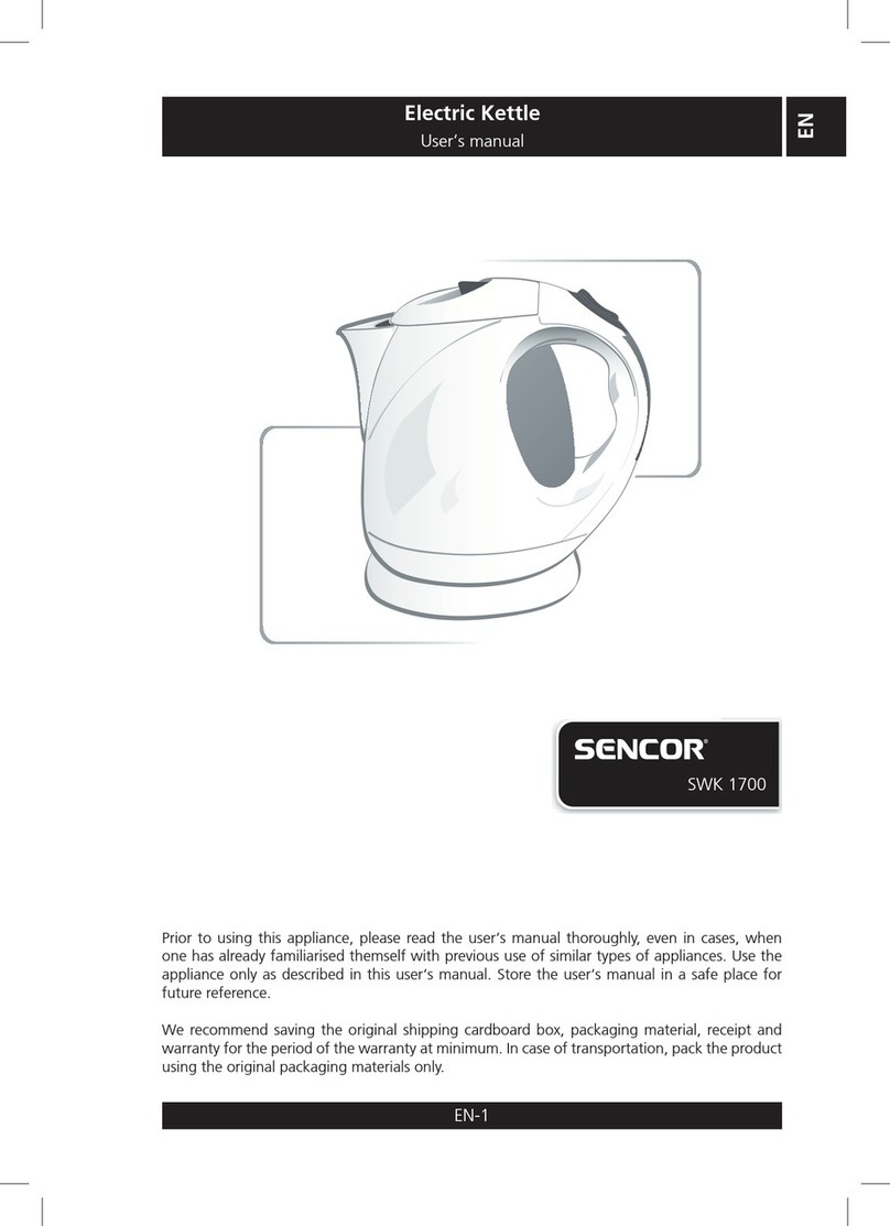 Sencor SWK 1700 user manual