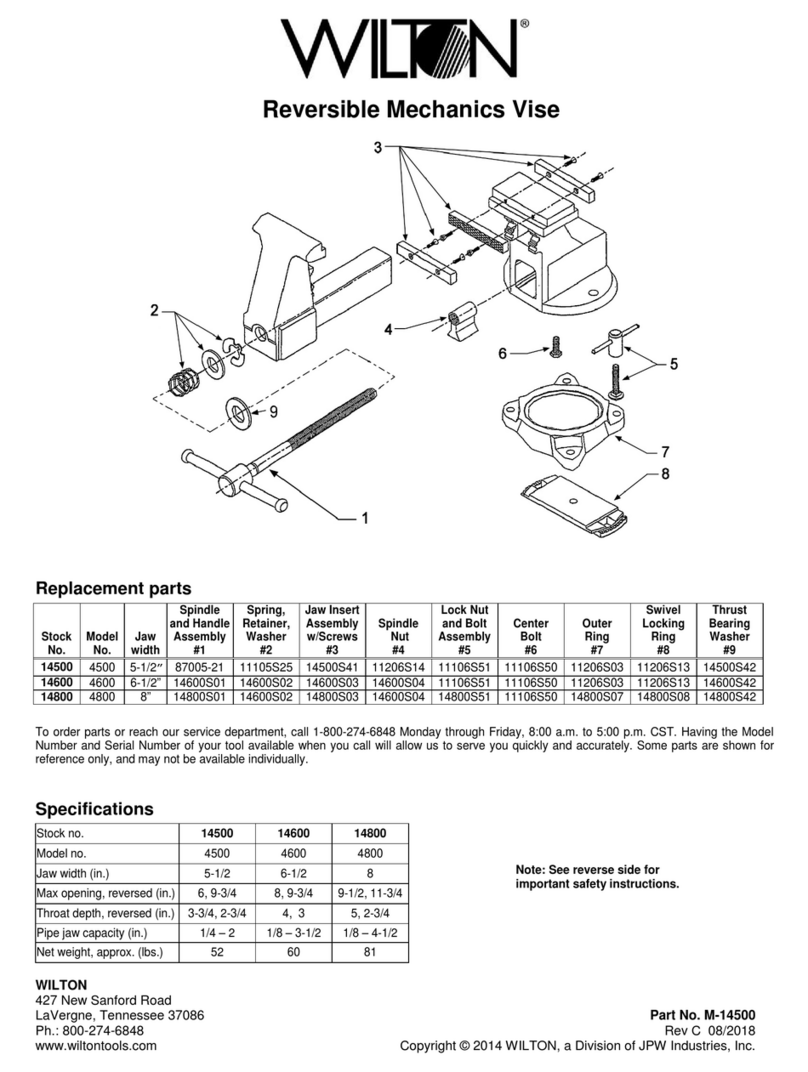 Wilton 4500 User manual Wilton 4500 User manual