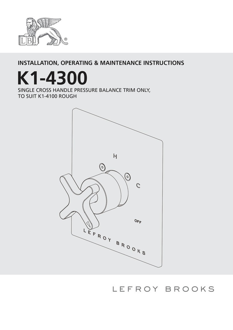 Lefroy Brooks K1-4300 Assembly instructions Lefroy Brooks K1-4300 Assembly instructions