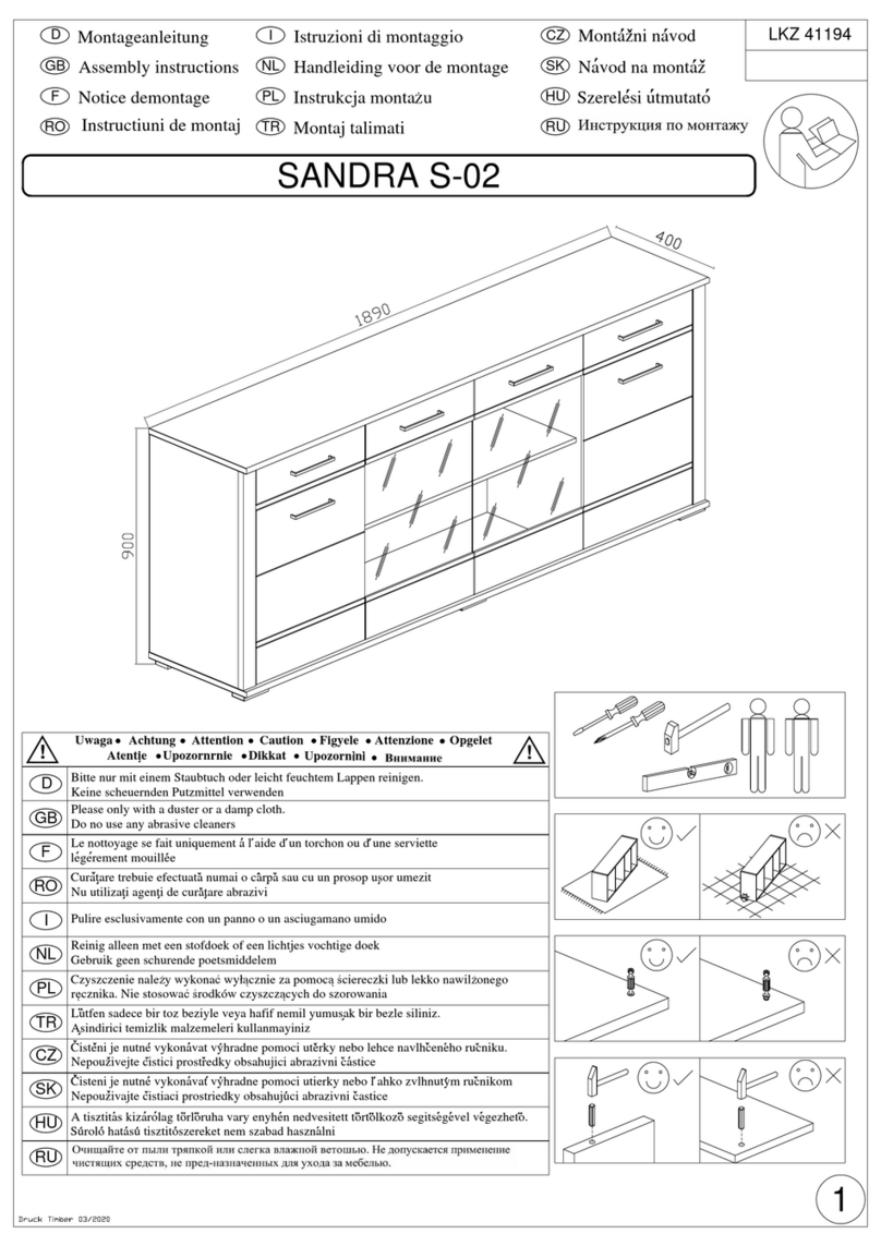 Woltra SANDRA S-02 Assembly instructions