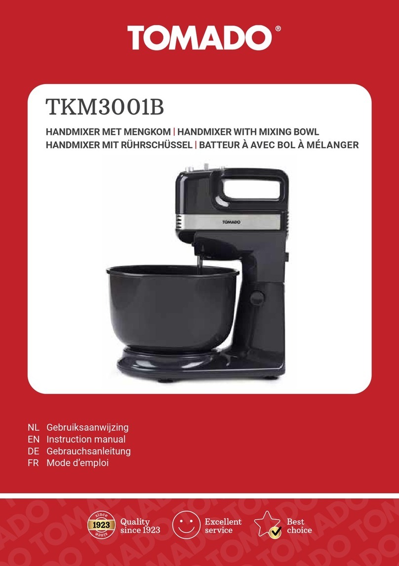 tomado TKM3001B instruction manual