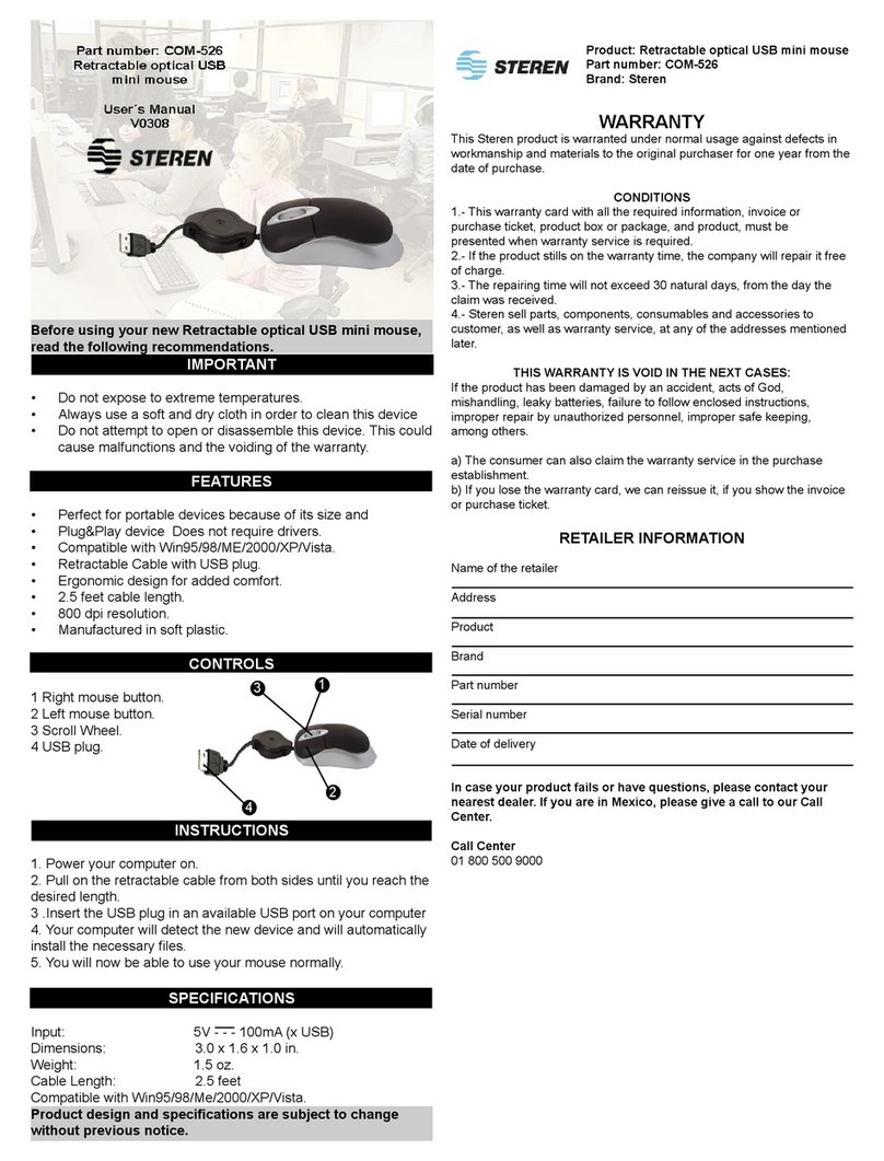 Steren COM-526 User manual