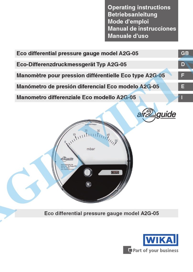 WIKA A2G-05 User manual WIKA A2G-05 User manual