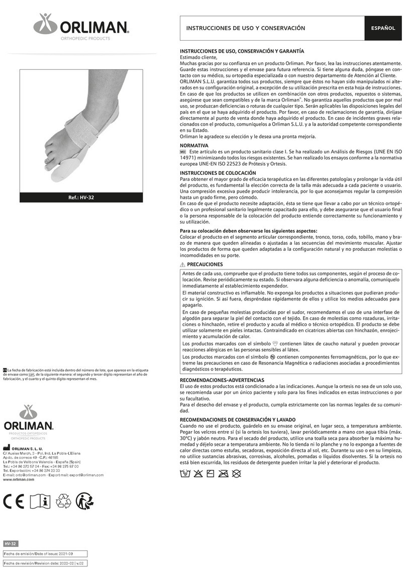 Orliman HV-32 Operation instructions