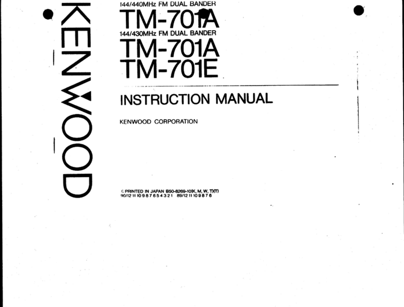 Kenwood TM-701A User manual