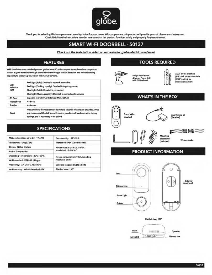 Globe 50137 User manual