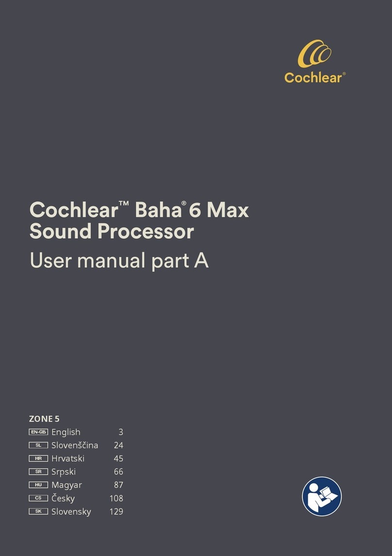 Cochlear Baha 6 Max user manual