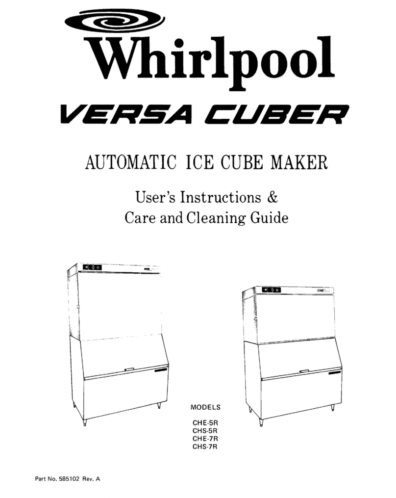 Whirlpool VERSA CUBER CH E-5R User manual