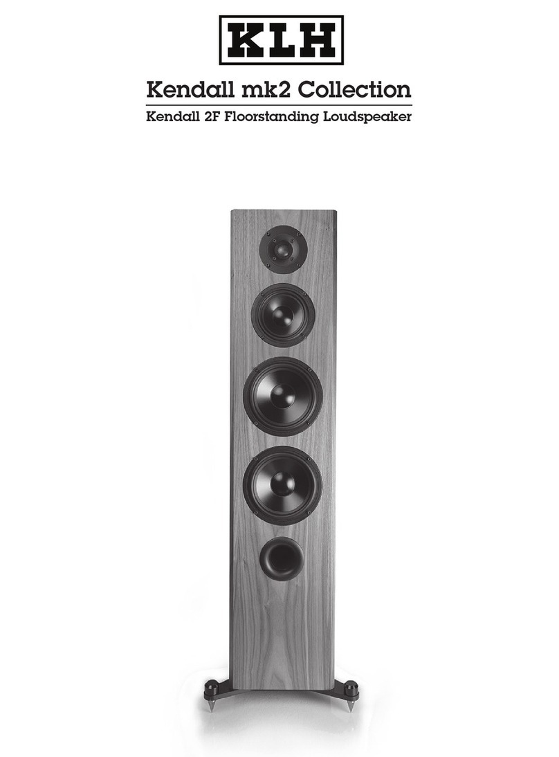 KLH Kendall mk2 quick start guide