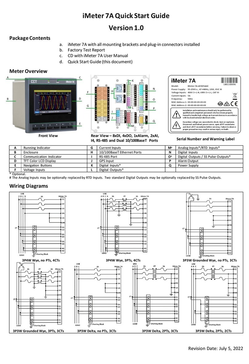 EET iMeter 7A quick start guide