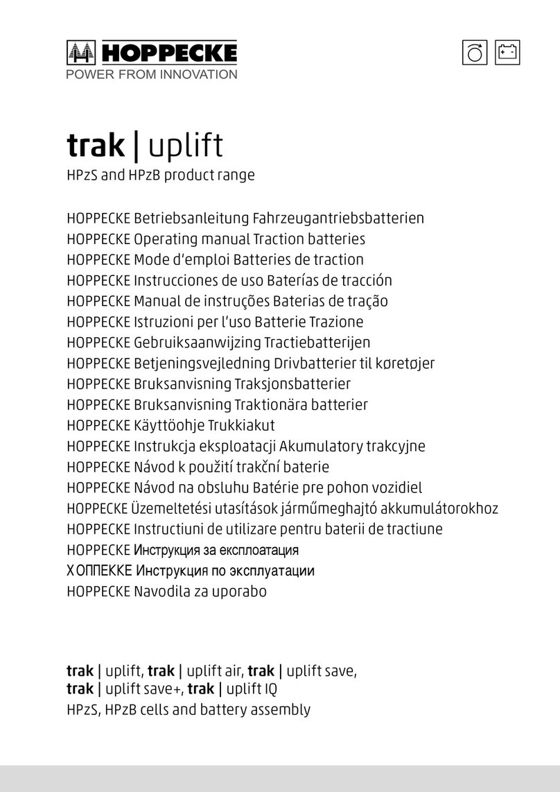 Hoppecke HPzS operating manual