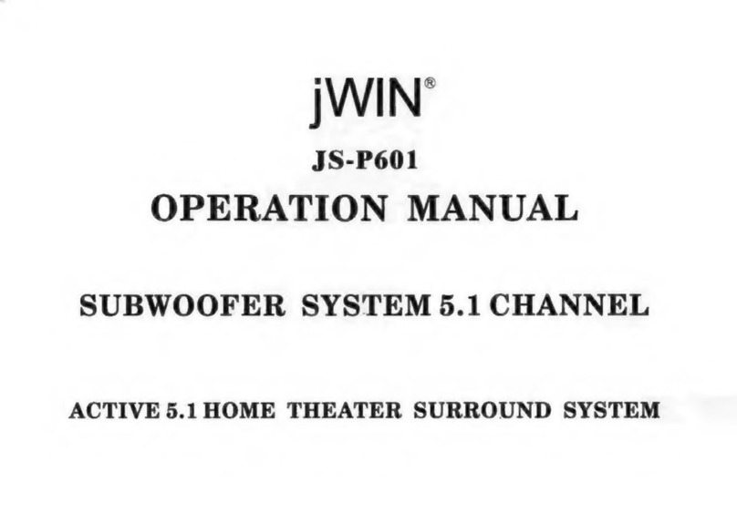 jWIN JS-P601 Operation manual