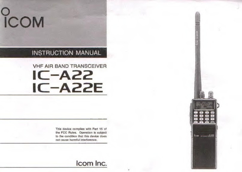 Icom IC-A22 User manual