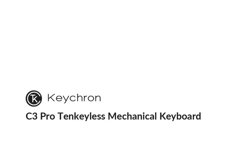 Keychron C3 Pro User manual Keychron C3 Pro User manual