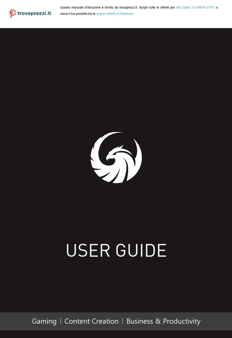 MSI A5EFK-076IT User manual