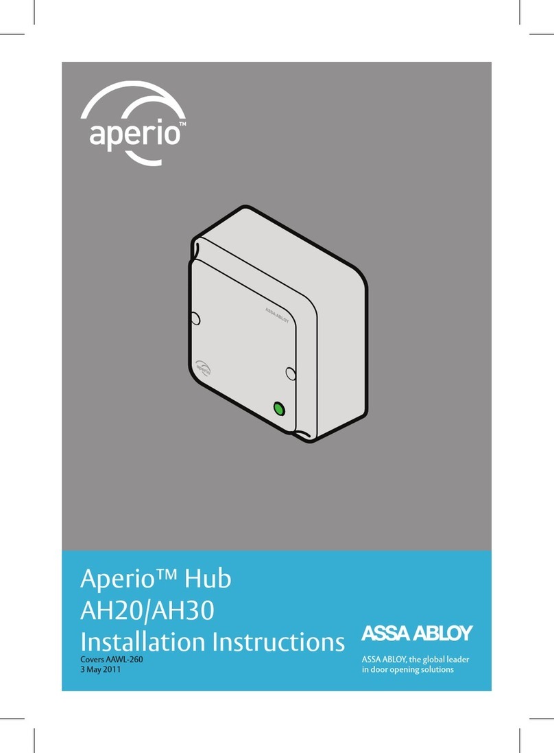 Assa Abloy Aperio AH30 User manual