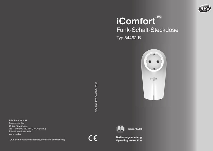 REV iComfort 84462-B manual