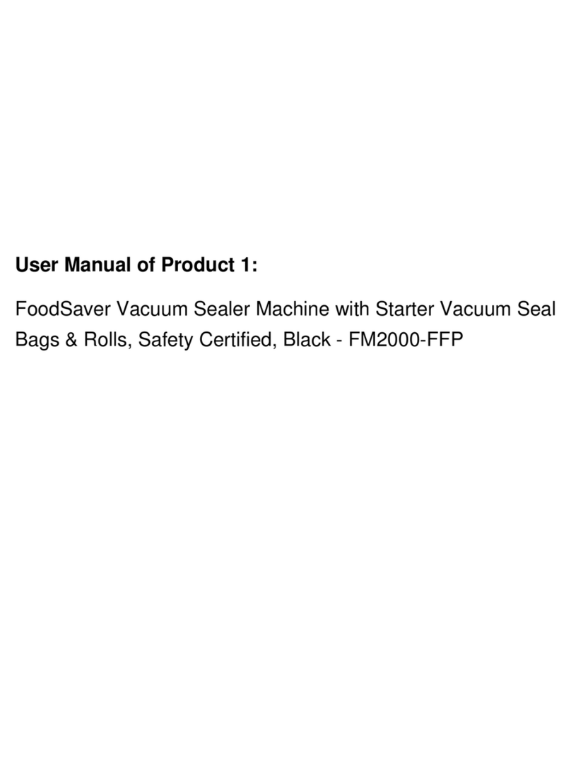 FoodSaver FM2000-FFP owner's manual