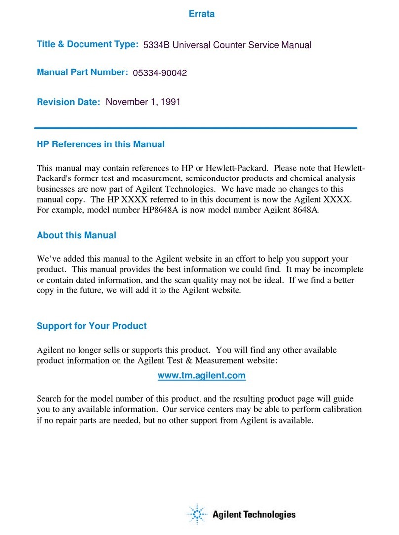 HP 5334B User manual