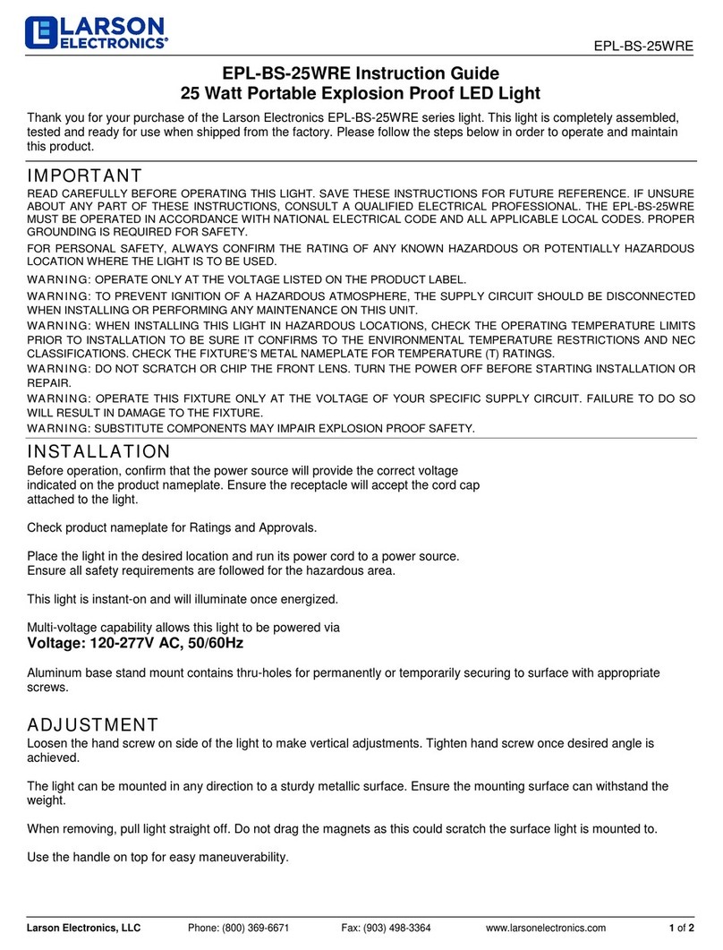 Larson Electronics EPL-BS-25WRE Manual Larson Electronics EPL-BS-25WRE Manual