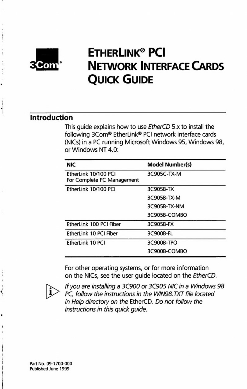 3Com 3C900B-FL User manual 3Com 3C900B-FL User manual